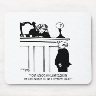 Rechtsanwalts-Cartoon 5496 Mousepad