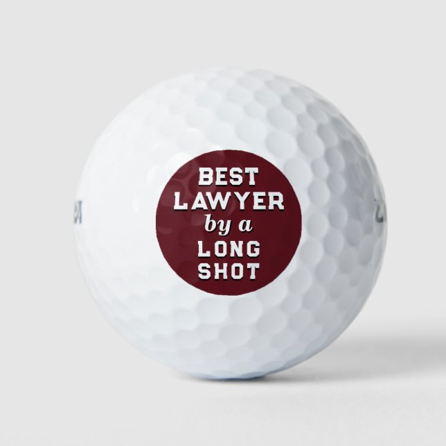 Rechtsanwalts-Geschenk Golfball (Vorderseite)