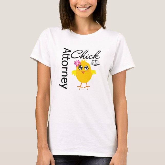 Rechtsanwalts-Küken v1 T-Shirt (Vorderseite)