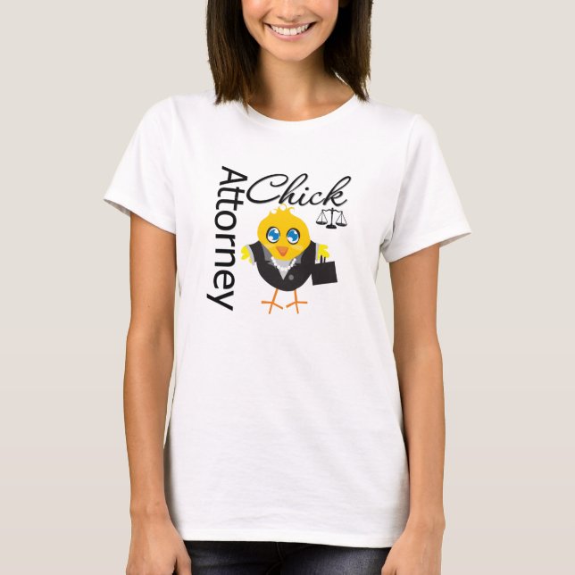 Rechtsanwalts-Küken v3 T-Shirt (Vorderseite)