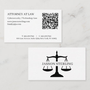 Rechtsanwalts-QR-Code-Stationery-Anruf  Visitenkarte