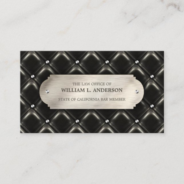 Rechtsanwalts-Rechtsanwaltsbüro-Rechtsanwalt Visitenkarte (Vorderseite)