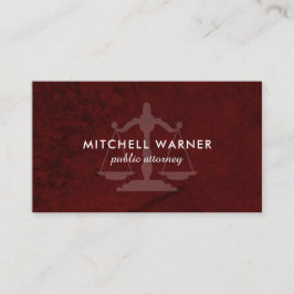 Rechtsanwalts-Visitenkarte-Schablone Visitenkarte