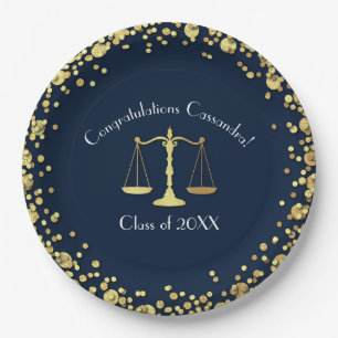 Rechtsanwaltskanzlei Marine Blue Gold Graduation P Pappteller