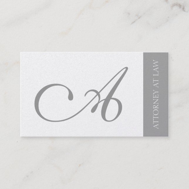 Rechtsanwaltskanzlei Visitenkarte (Vorderseite)