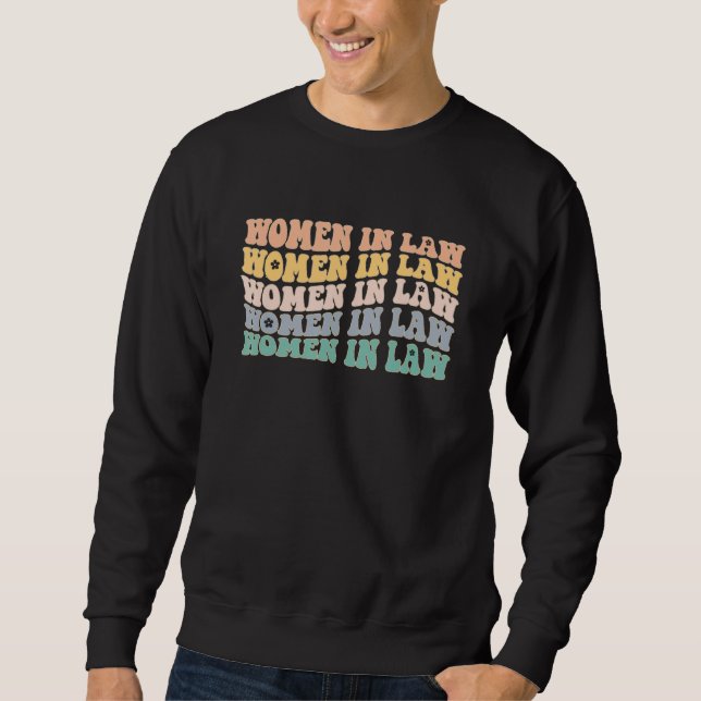 Rechtsanwaltsstudentin Sweatshirt (Vorderseite)