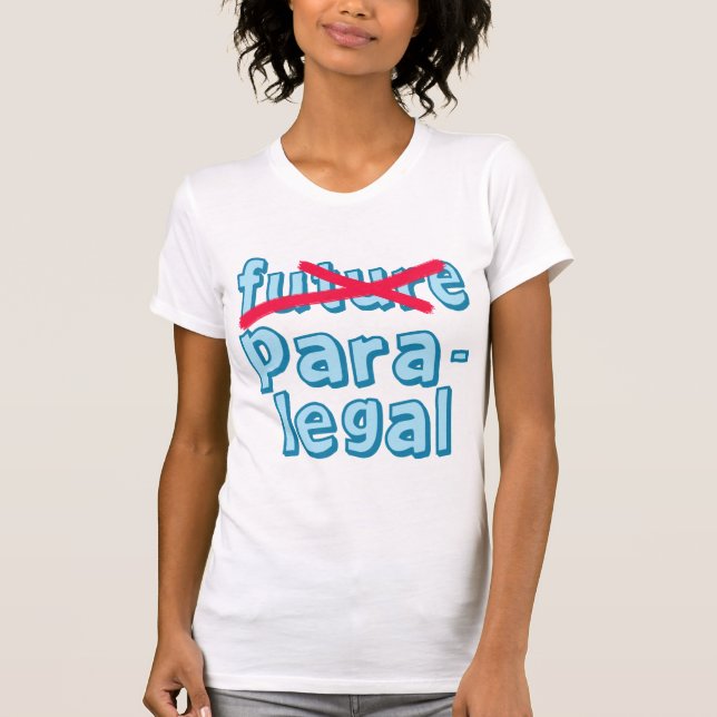 Rechtsassistent-Abschluss-Produkte T-Shirt (Vorderseite)