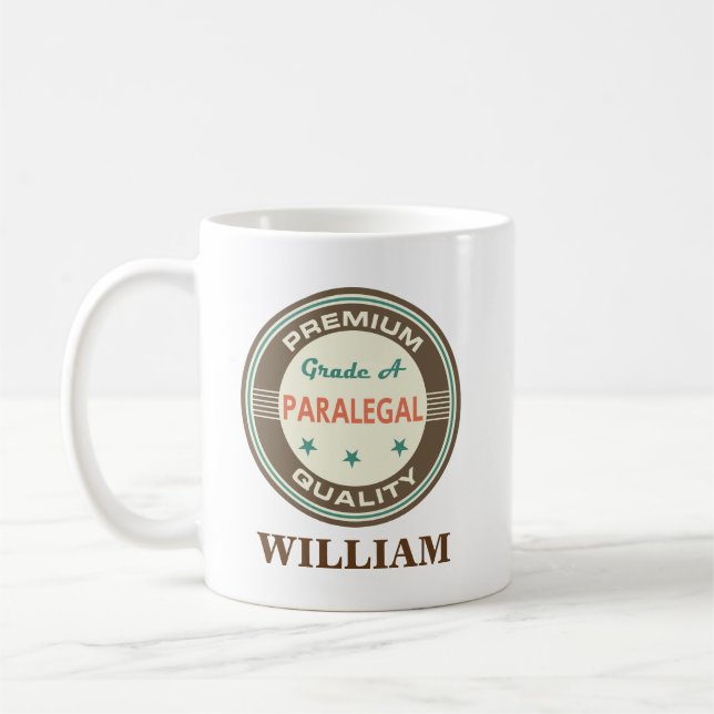 Rechtsassistent-personalisiertes Tasse (Links)