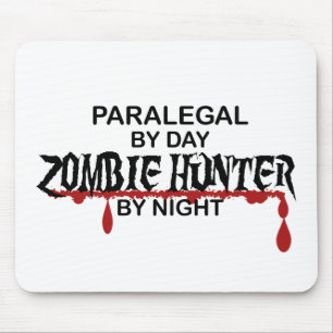 Rechtsassistent-Zombie-Jäger Mousepad
