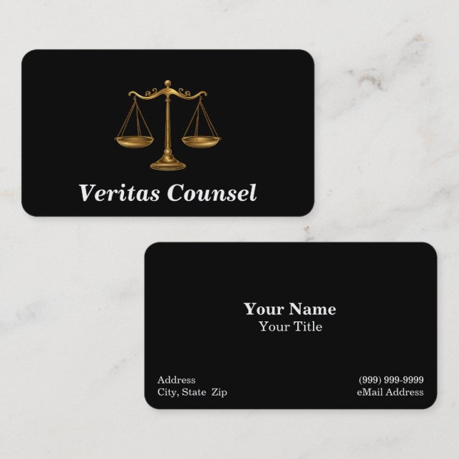 Rechtsberatung / Rechtsanwalt / Rechtsanwalt Visitenkarte (Vorne/Hinten)