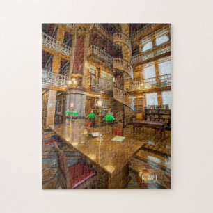 Rechtsbibliothek an der Hauptstadt Iowa Staat Puzzle