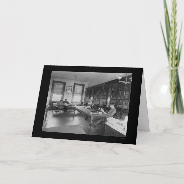 Rechtsbibliothek an Howard-Universität 1900 Karte (Vorderseite)