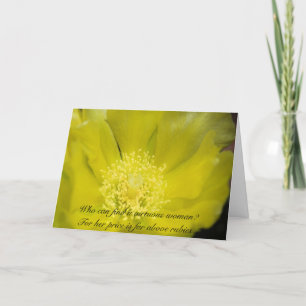 Rechtschaffene Frauen-Karte Karte