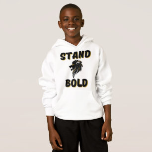 Rechtschaffene Haltung kühl als Löwenjunge Hoodie
