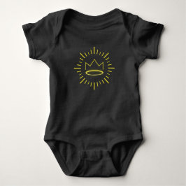 Rechtschaffener Königbabybodysuit Baby Strampler