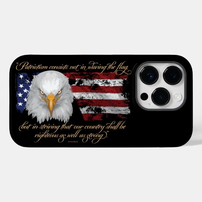 Rechtschaffener Patriotismus Fall-Mate iPhone Fall Case-Mate iPhone Hülle (Rückseite (Horizontal))