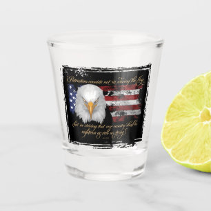 Rechtschaffener Patriotismus Schnapsglas