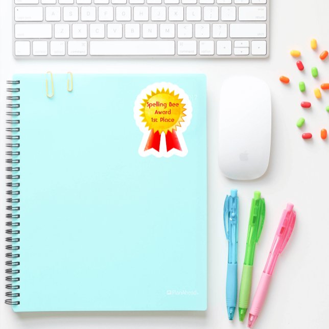 Rechtschreibwettbewerb 1. Platz Quadratischer Aufkleber (Von Creator hochgeladen)