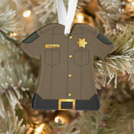 Rechtsdurchsetzung Uniform Brown Professionals Ornament