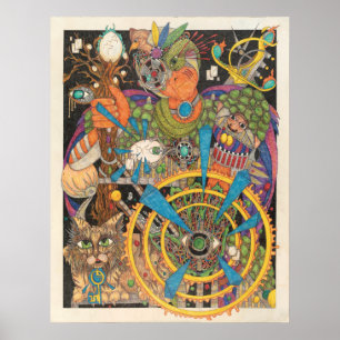 Rechtshänder Courage (Geist des Herzkriegers) Poster