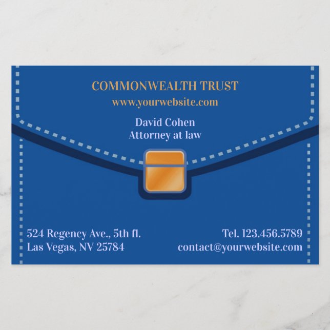 Rechtsreferenz Flyer (Vorne)