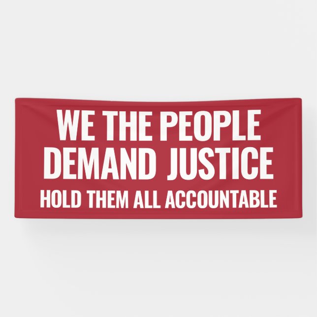 Rechtsschutz | 6 Ft Banner | Rot (Horizontal)