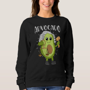 Rechtswissenschaft Avocado Student Advocado Anwält Sweatshirt