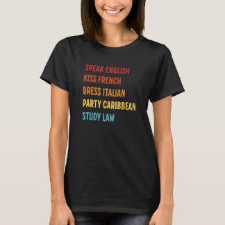 Rechtswissenschaft studieren Jurastudent Juris Dok T-Shirt
