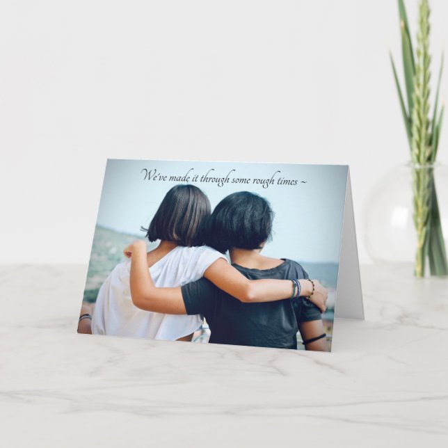 RECHTZEITIGE ERMUTIGUNGSKARTE DANKESKARTE (Vorderseite)