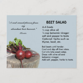 Recia Rübensalat Postkarte