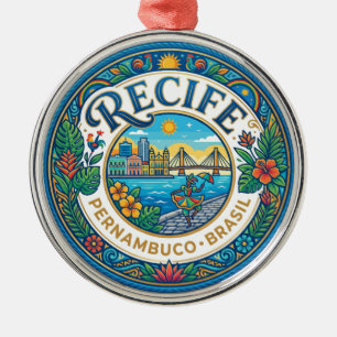 Recife Brasilien Ornament Aus Metall