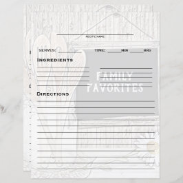 Recipe Binder Beilage