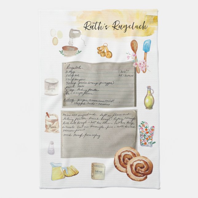 Recipe Heirloom Tea Handtücher (Vertikal)