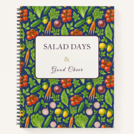 Recipe Notebook | Garden Vegetable Pattern | Foodi Notizbuch