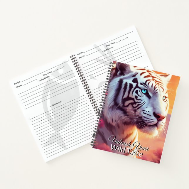 Recipe Spirale Notebook Notizbuch (Innenseite)