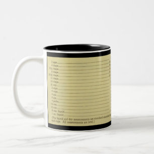 RecipeGoddess Kaffee-Tasse! Zweifarbige Tasse