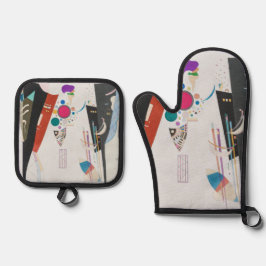 Reciprocal Agreement, Kandinsky, Abstract Art Ofenhandschuh & Topflappen-Set