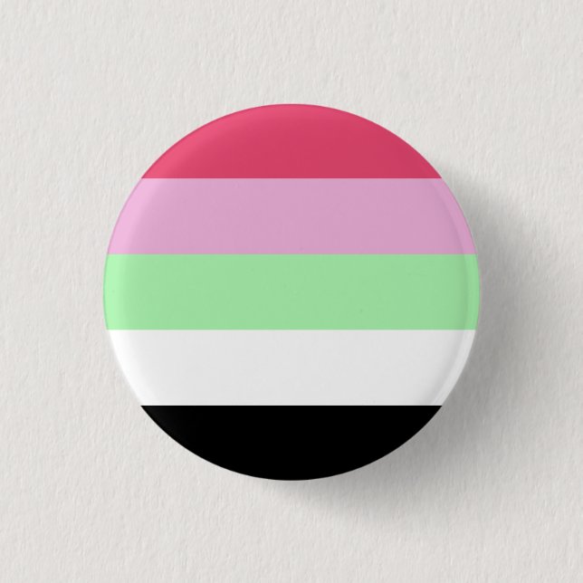 Recipromantische Priesterflagge Button (Vorderseite)
