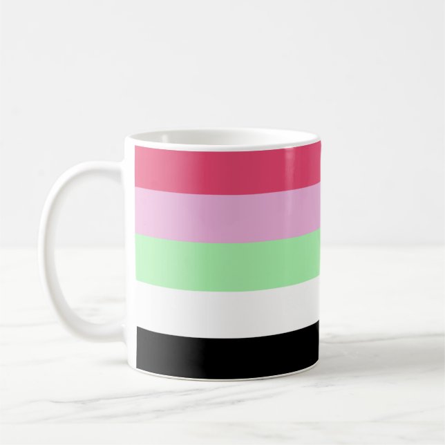 Recipromantische Stolperflagge Kaffeetasse (Links)