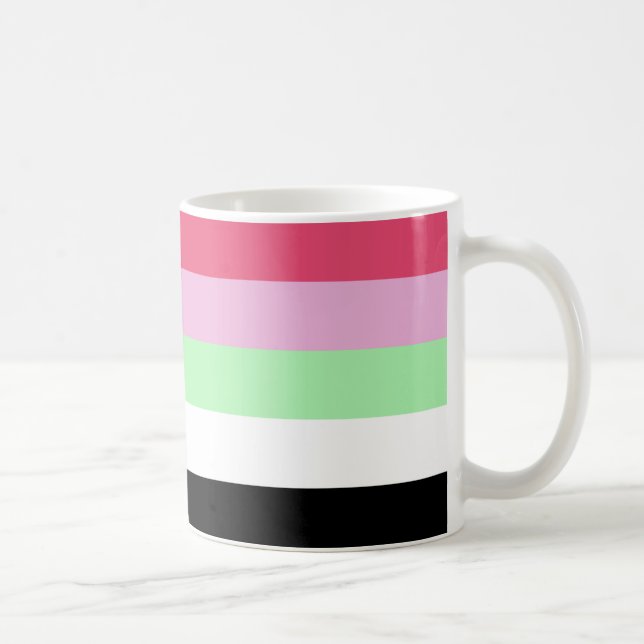Recipromantische Stolperflagge Kaffeetasse (Rechts)