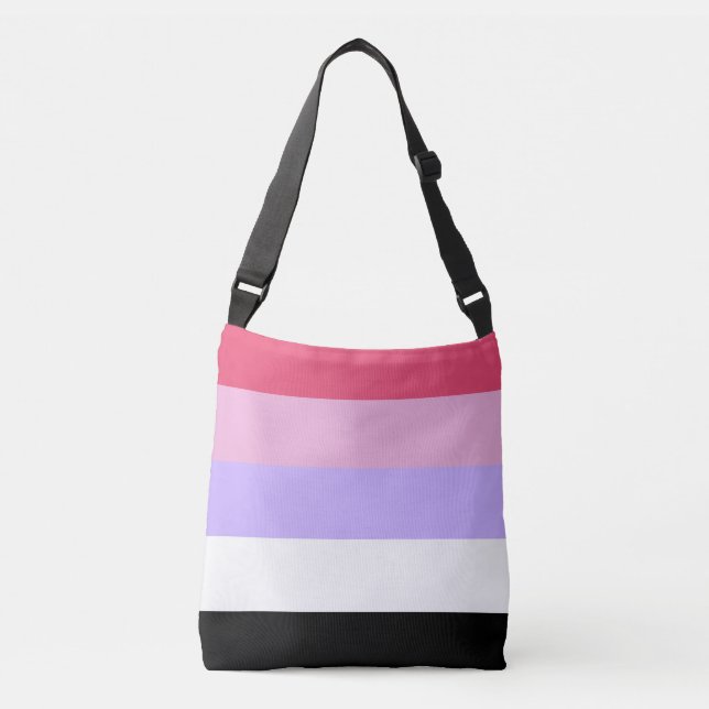 Reciprosexual Pride Flag Tragetaschen Mit Langen Trägern (Vorderseite)