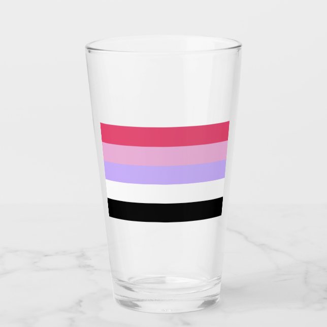 Reciprosexueller Stolz Glas (Vorderseite)