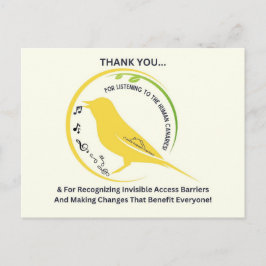 Recognizing Invisible Access Barriers Postkarte