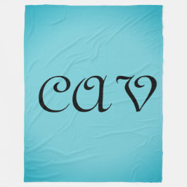 Recoleta Cornflower Blue Fleecedecke