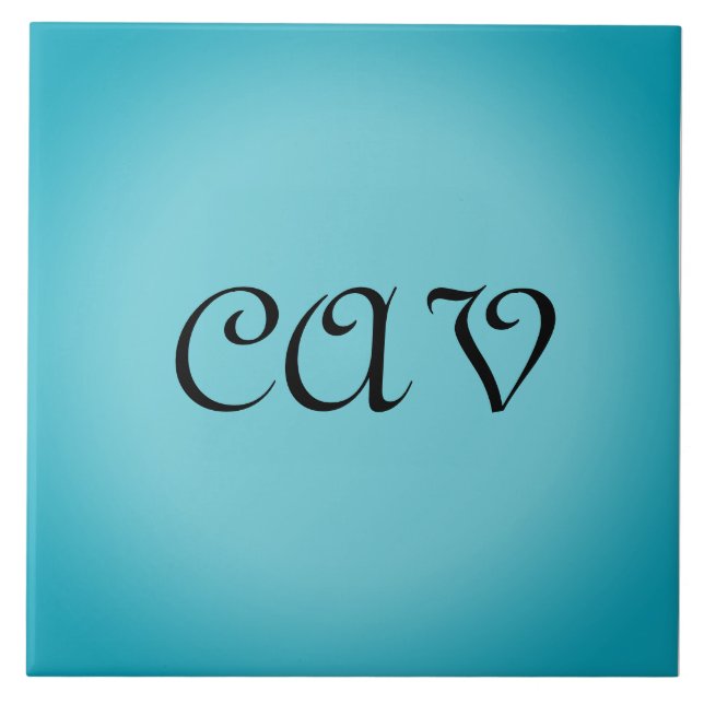 Recoleta Cornflower Blue Fliese (Vorderseite)