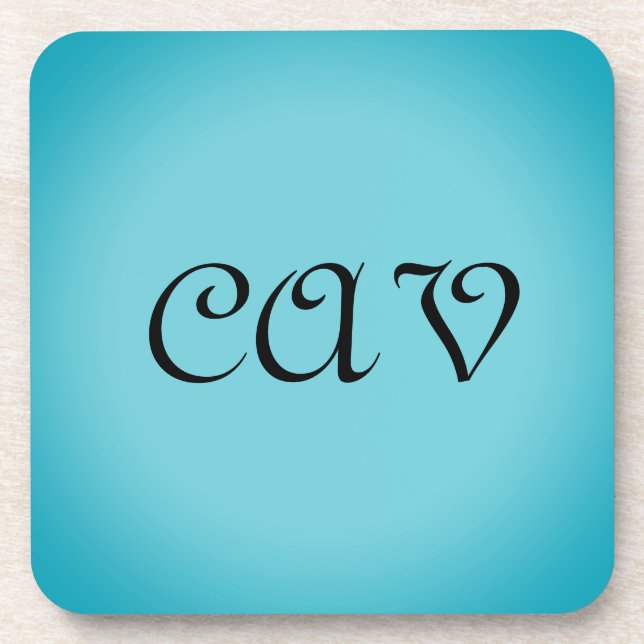 Recoleta Cornflower Blue Getränkeuntersetzer (Vorderseite)