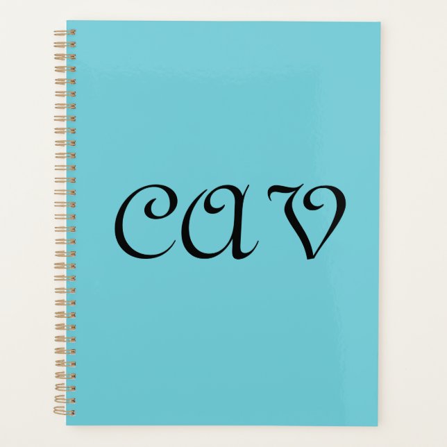 Recoleta Cornflower Blue  Planer (Vorderseite)