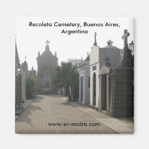 Recoleta Friedhof, Buenos Aires, Argentinien Magnet