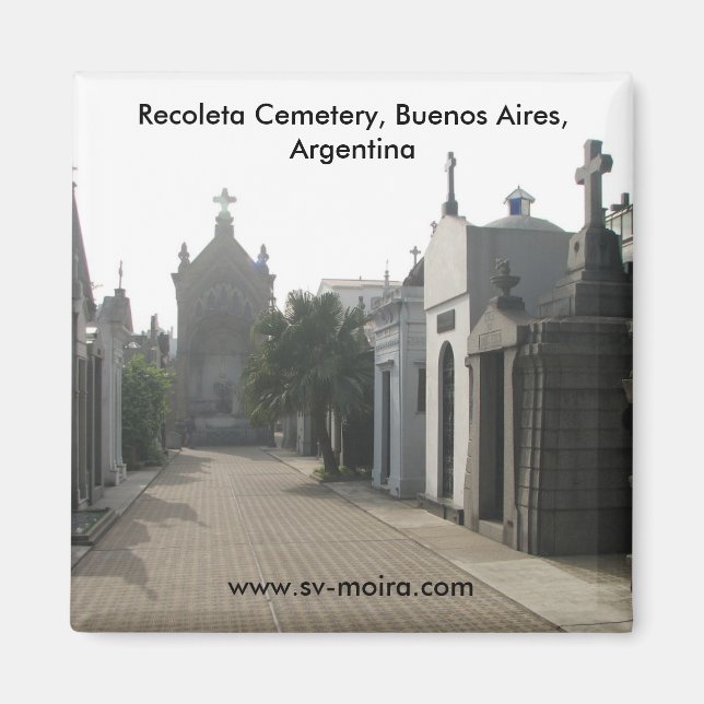 Recoleta Friedhof, Buenos Aires, Argentinien Magnet (Vorne)