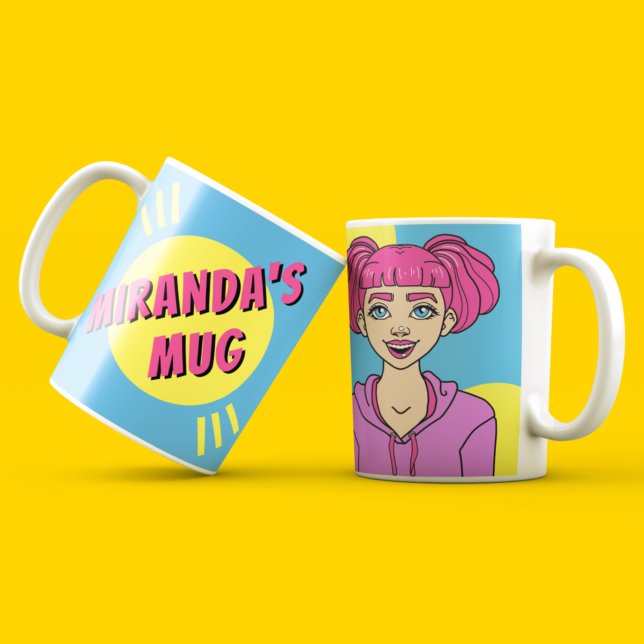 Recolor Teen Girl Kaffeetasse (Von Creator hochgeladen)
